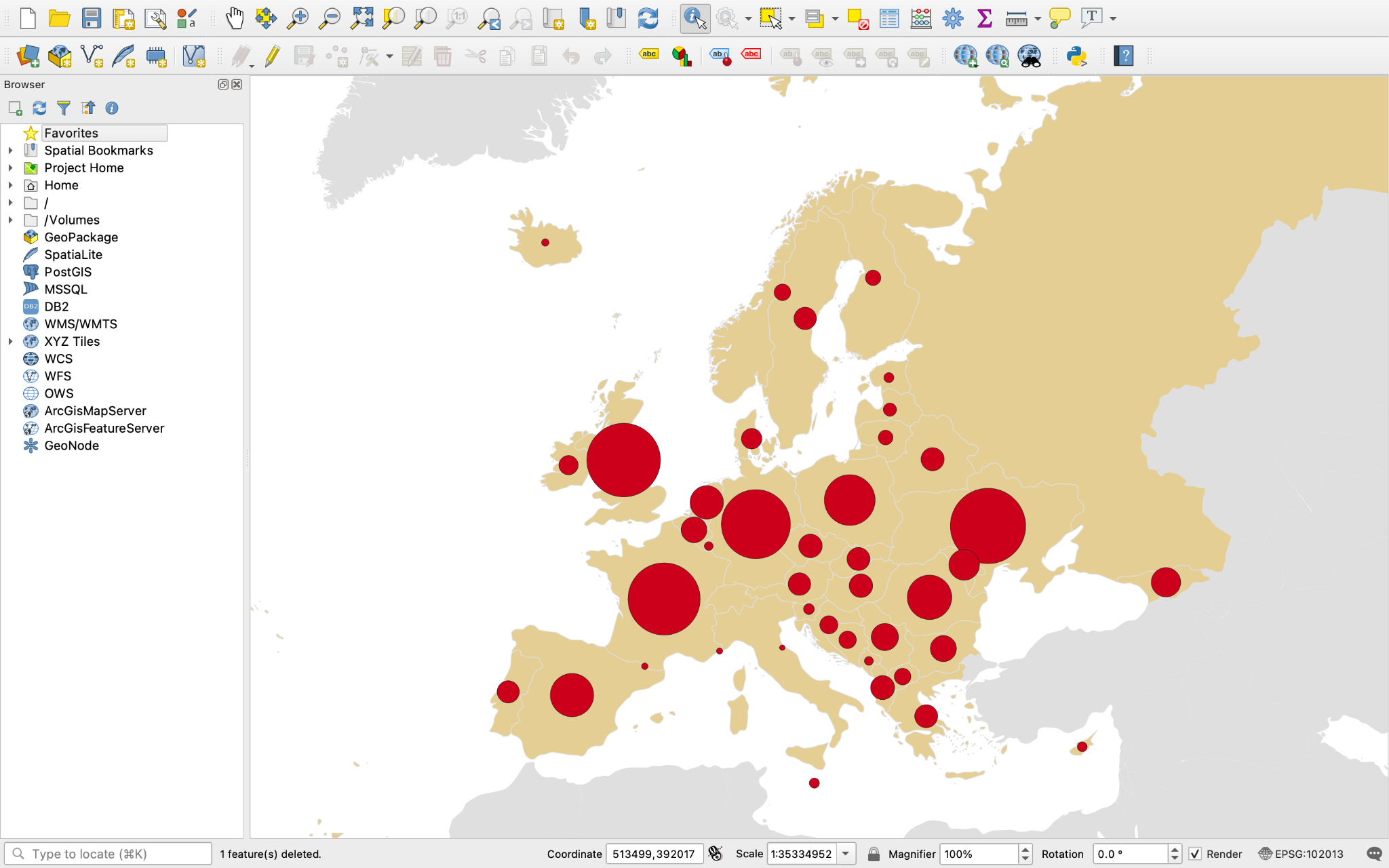 Choropleth Map from Mapping for a sustainable world, designed in QGIS